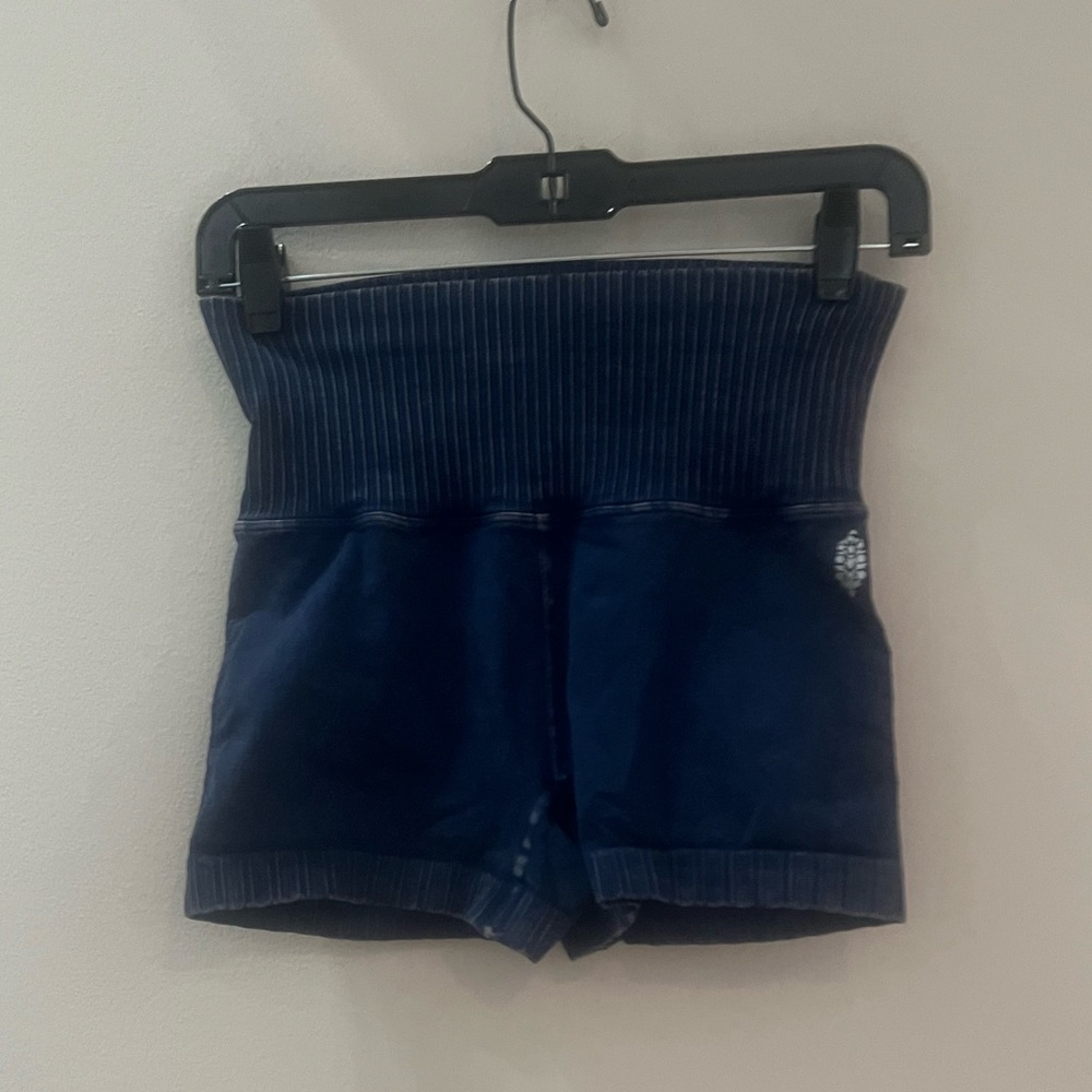 FP Movement by Free People Indigo Bike Shorts - Picture 2 of 9
